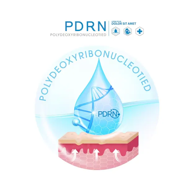 Pdrn polydeoxyribonucleotide serum skin care cosmetic dna salmon