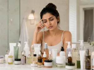 Using too many skincare products